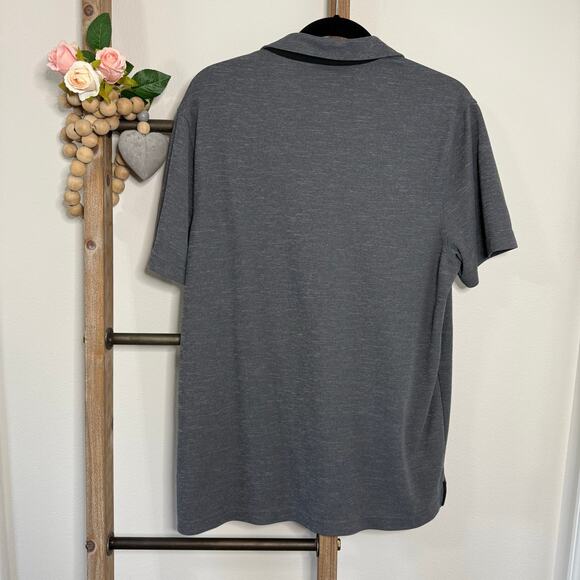 Champion 9 Mens Gray Short Sleeve Polo Size Large - Picture 4 of 8